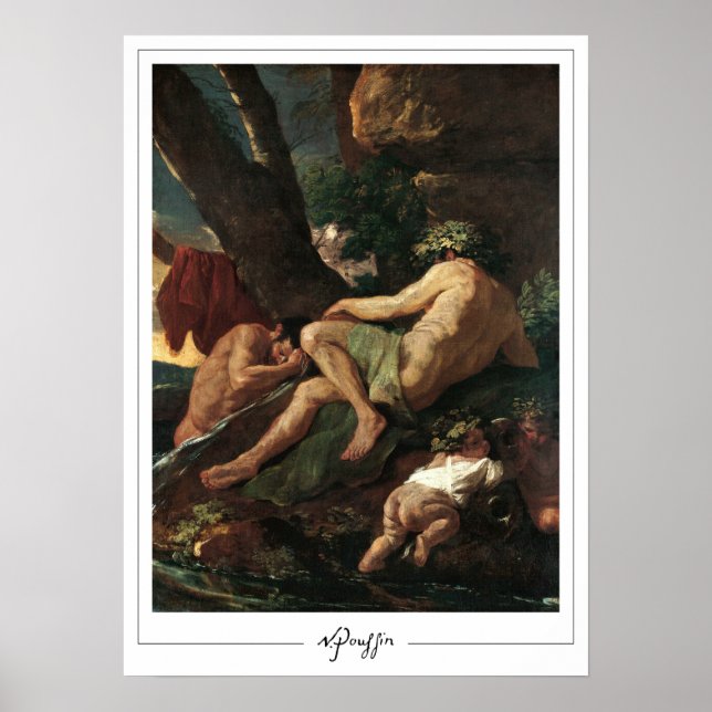 Poster d'art Nicolas Poussin Zedign #108 (Devant)