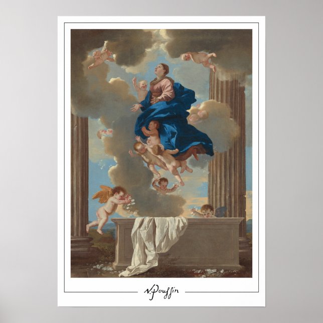 Poster d'art Nicolas Poussin Zedign #231 (Devant)
