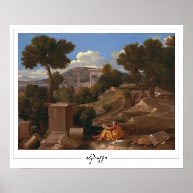 Poster d'art Nicolas Poussin Zedign #250 (Devant)