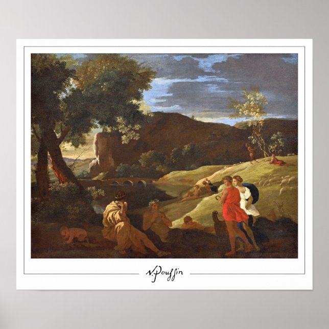 Poster d'art Nicolas Poussin Zedign #281 (Devant)