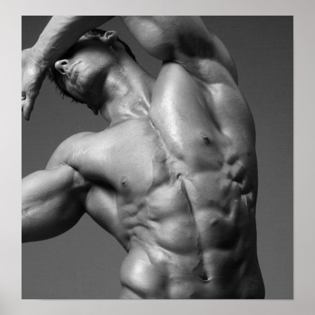 Poster d'art noir et blanc Justin Woltering #1 (Devant)