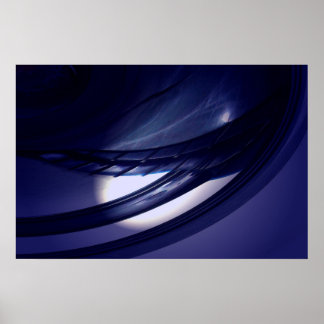Poster d'art numérique Abstrait géométrique Imprim