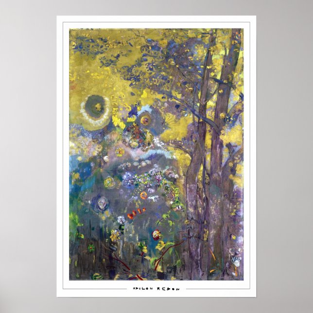 Poster d'art Odilon Redon Zedign #13 (Devant)