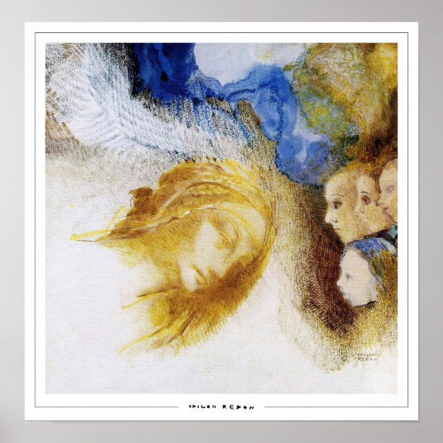 Poster d'art Odilon Redon Zedign #566 (Devant)