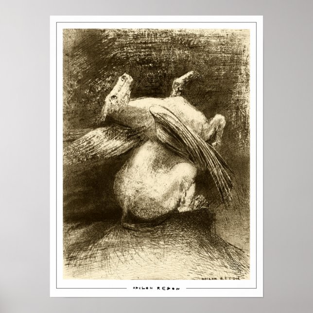 Poster d'art Odilon Redon Zedign #729 (Devant)