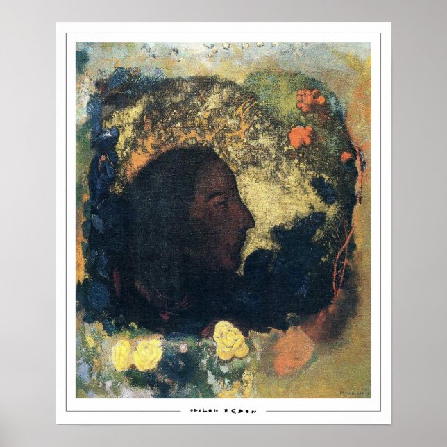 Poster d'art Odilon Redon Zedign #8 (Devant)