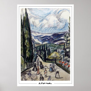 Poster d'art Olga Rozanova Zedign #16