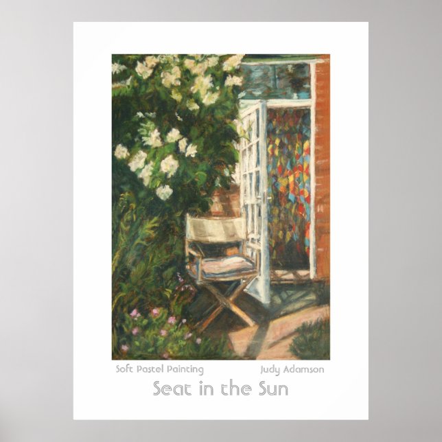 Poster d'art ou d'impression - Un siège au soleil (Devant)
