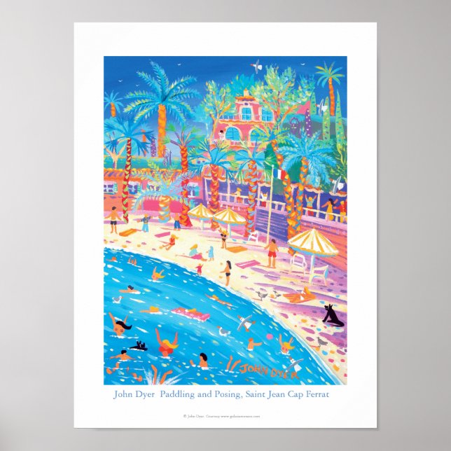 Poster d'art : Paddling & Poster, Casquette Ferrat (Devant)