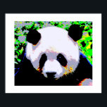 Poster d'art Panda Pop Imprimer - Posters Panda<br><div class="desc">Save Pandas - Panda Pop Art Image - Panda Portrait - Panda Face / Head Pop Art Style Digital Artwork - Protect Pandas - Nature Environnement Vert Monde - Ours / Animaux Images - Save Pandas - Save Planet</div>
