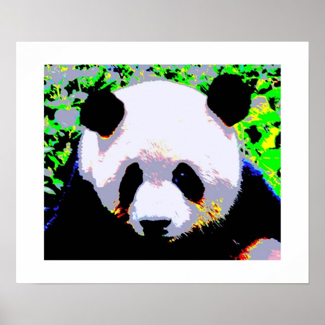 Poster d'art Panda Pop Imprimer - Posters Panda (Devant)