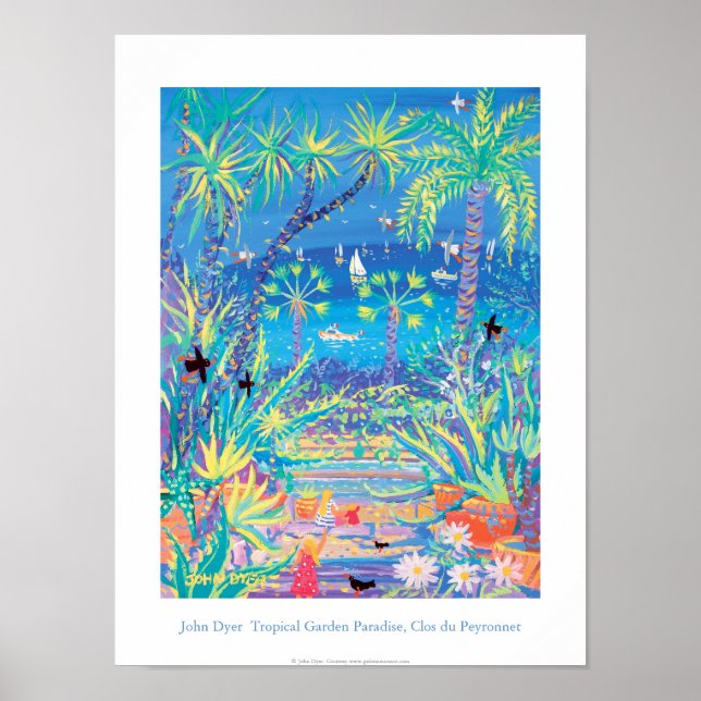 Poster d'art : Paradis du Jardin Tropical, Côte d' (Devant)