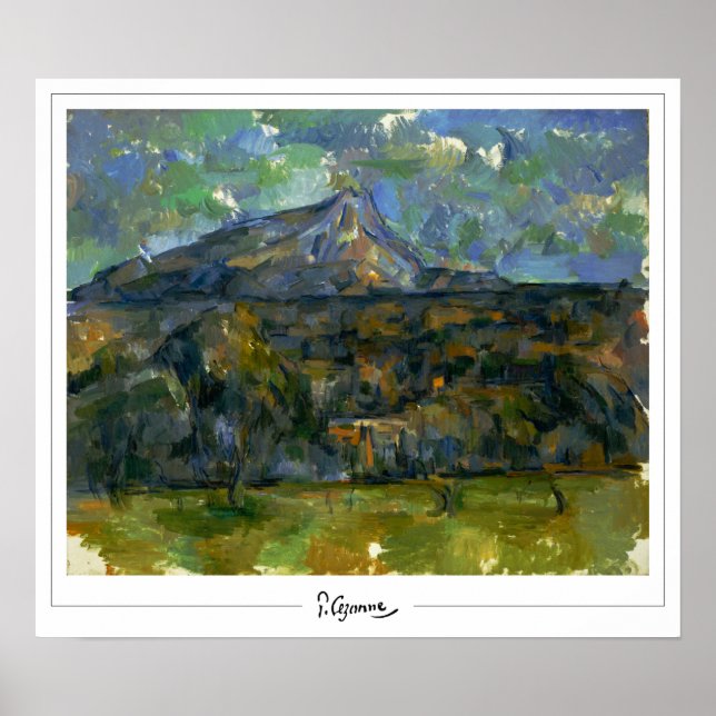 Poster d'art Paul Cézanne Zedign #14 (Devant)
