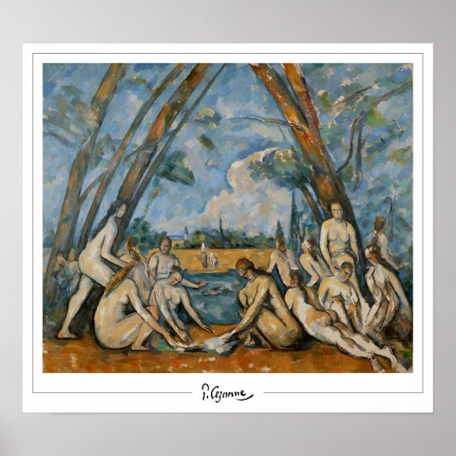 Poster d'art Paul Cézanne Zedign #31 (Devant)