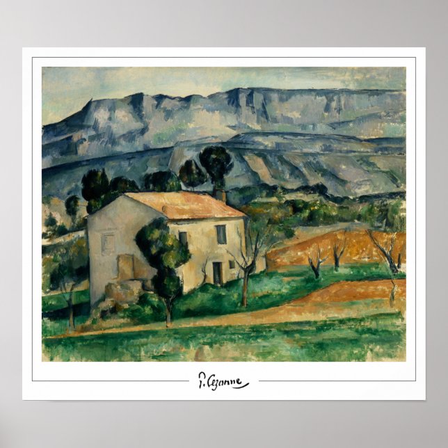 Poster d'art Paul Cézanne Zedign #47 (Devant)