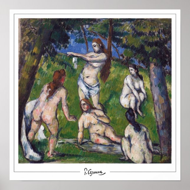 Poster d'art Paul Cézanne Zedign #578 (Devant)