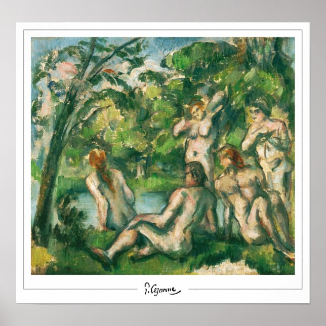 Poster d'art Paul Cézanne Zedign #99 (Devant)