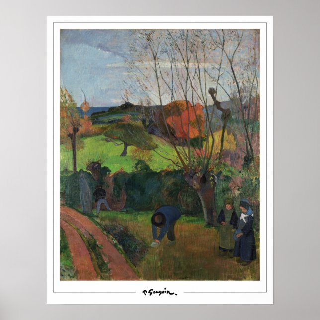 Poster d'art Paul Gauguin Zedign #14 (Devant)