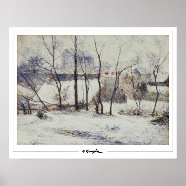 Poster d'art Paul Gauguin Zedign #348 (Devant)