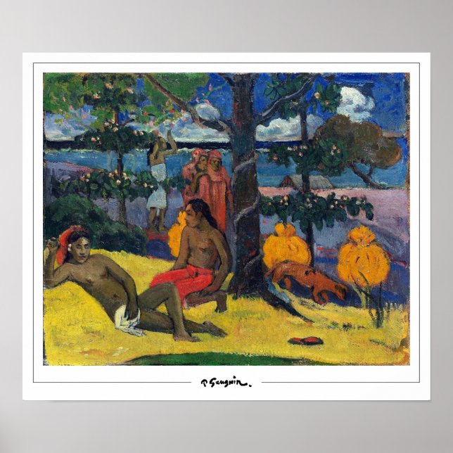 Poster d'art Paul Gauguin Zedign #469 (Devant)