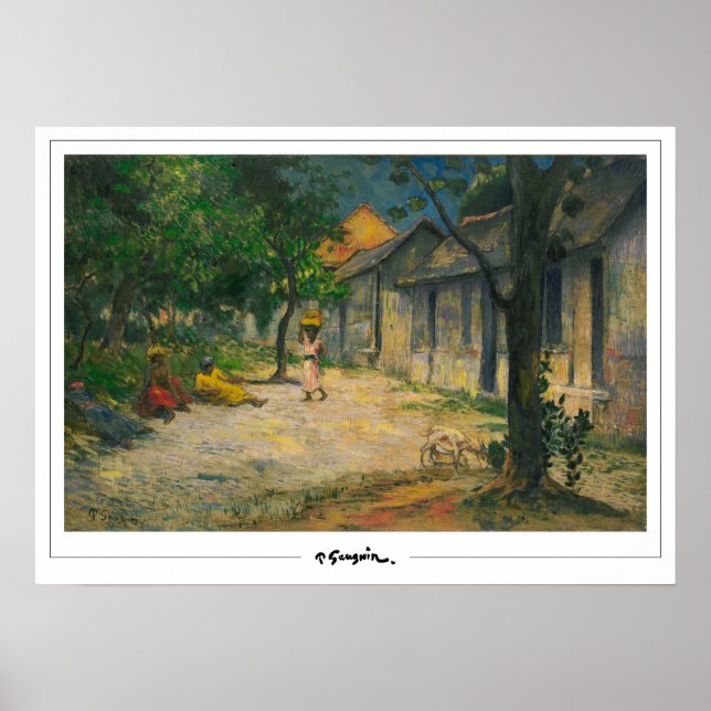 Poster d'art Paul Gauguin Zedign #496 (Devant)