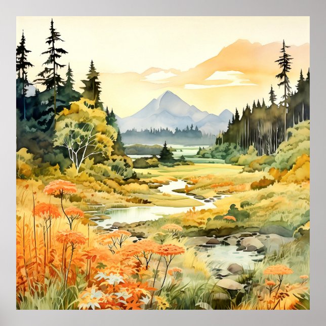 Poster d'art paysager du Colorado (Devant)