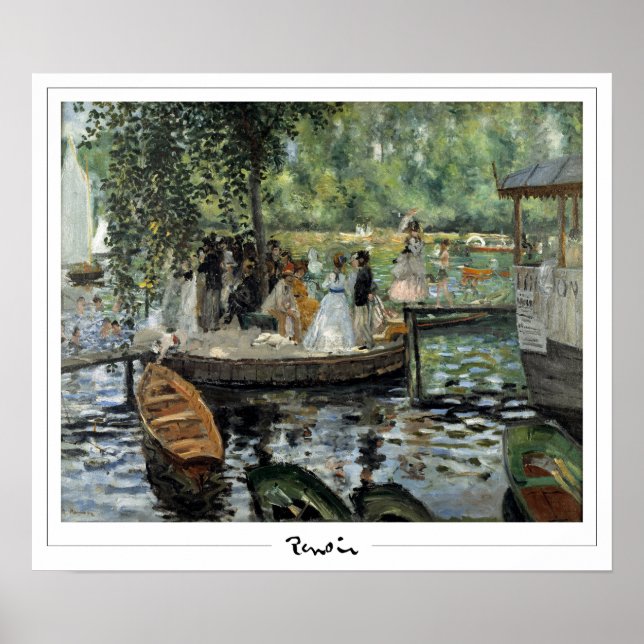 Poster d'art Pierre-Auguste Renoir Zedign #13-2 (Devant)