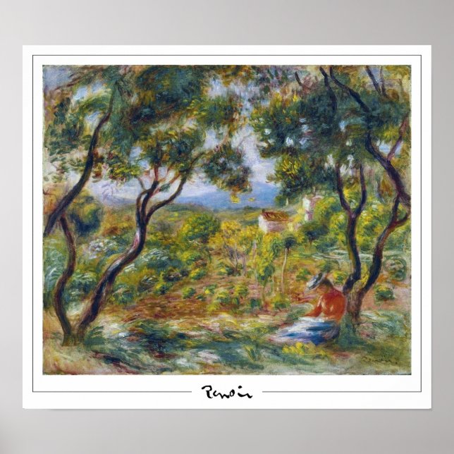 Poster d'art Pierre-Auguste Renoir Zedign #186 (Devant)