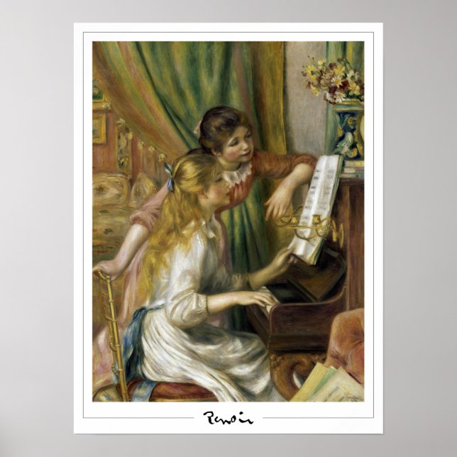 Poster d'art Pierre-Auguste Renoir Zedign #7-3 (Devant)