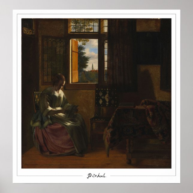 Poster d'art Pieter de Hooch Zedign #150 (Devant)
