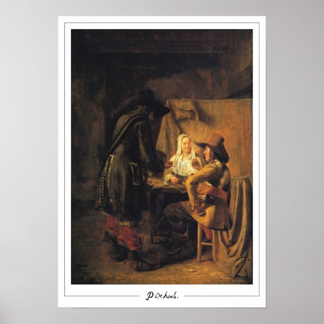 Poster d'art Pieter de Hooch Zedign #77 (Devant)