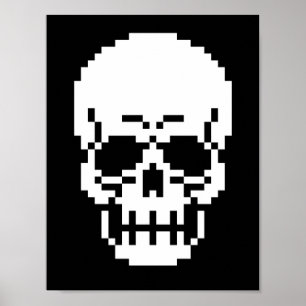 Poster d'art Pixel 8 bits