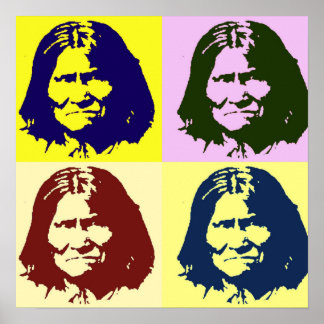 Poster d'Art Pop Geronimo - Freedom Fighter