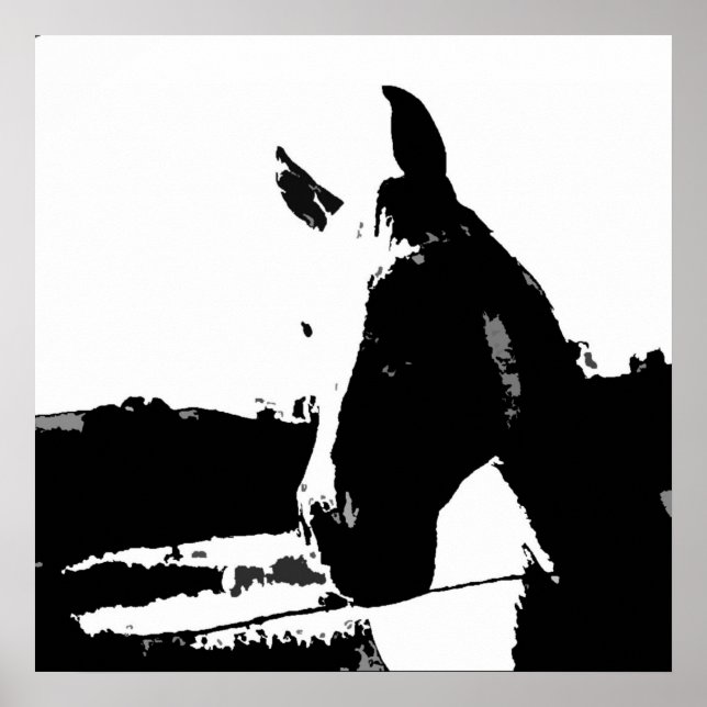 Poster d'art pop Horse (Devant)