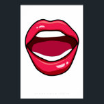 Poster d'art pop rétro Lips 60s les années 70 | De<br><div class="desc">"Parlez votre vérité" 60's 70's Retro poster - Minimalist Red Lips Semble fabuleux dans un cadre noir. Suivez-moi sur Instagram ou Facebook ou abonnez-vous pour des mises à jour sur TakaraBeech.com ...  J'adorerais me connecter avec toi. Partagez votre nouvelle oeuvre artistique sur les médias sociaux et étiquetez #takarabeech</div>