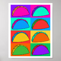 Poster d'Art Pop Taco