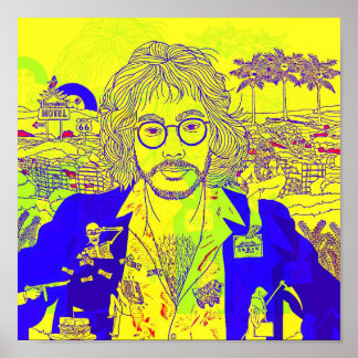 Poster d'art pop Warren Zevon
