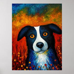 Poster d'art Portrait de chien