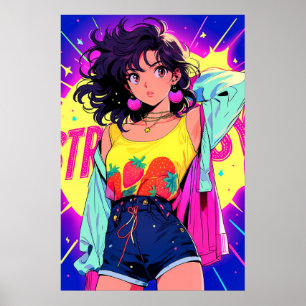 Poster d'art pour filles de fruits