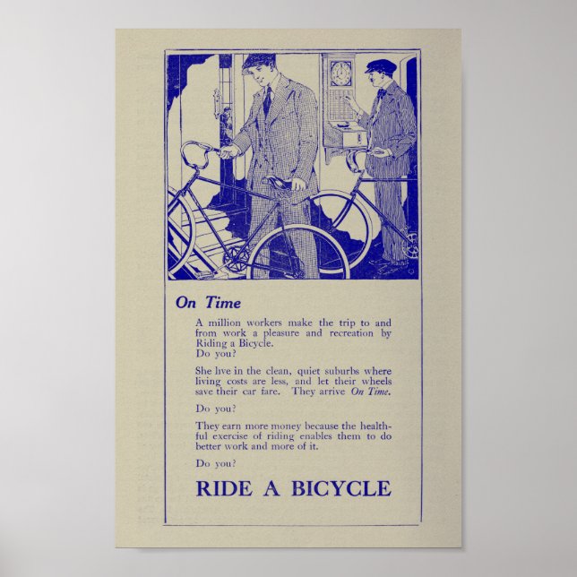 Poster d'art publicitaire publicitaire Vintage pou (Devant)