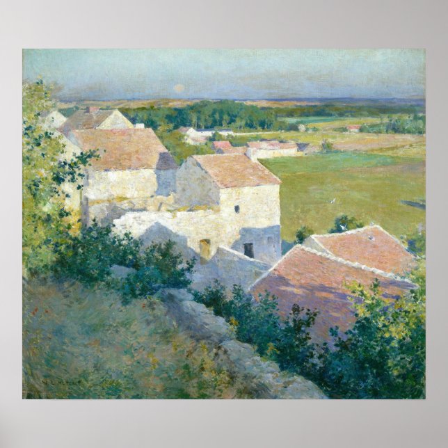 Poster d'art raffiné W. L. Metcalf (Devant)