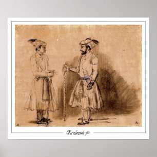 Poster d'art Rembrandt van Rijn Zedign #114