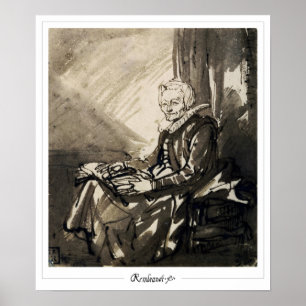 Poster d'art Rembrandt van Rijn Zedign #147