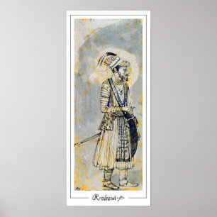 Poster d'art Rembrandt van Rijn Zedign #230