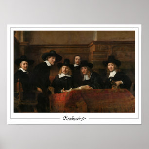 Poster d'art Rembrandt van Rijn Zedign #354