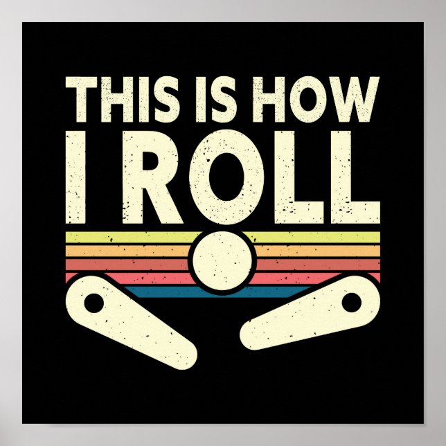 Poster d'Art Retro Pinball #16 (Devant)