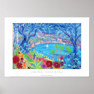 Poster d'art : Riviera italienne, Ligurie.