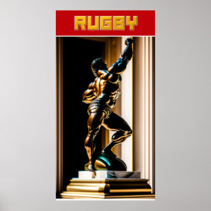 Poster d'art Rugby