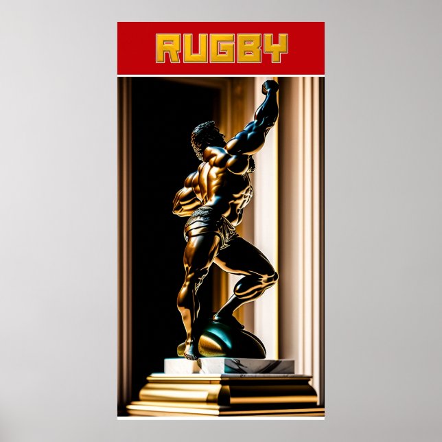 Poster d'art Rugby (Devant)