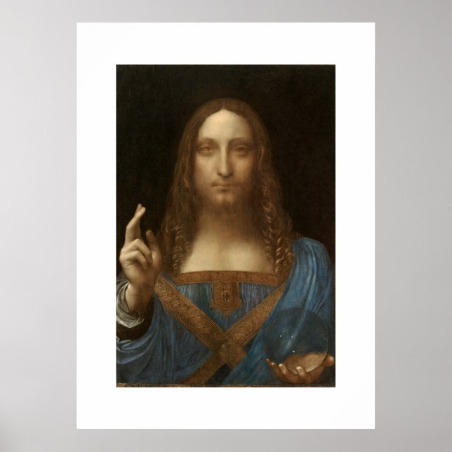 Poster d'art Salvator Mundi (Devant)